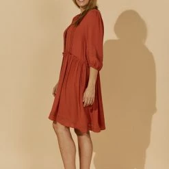 Isle Of Mine - Prosper Dress - Rust