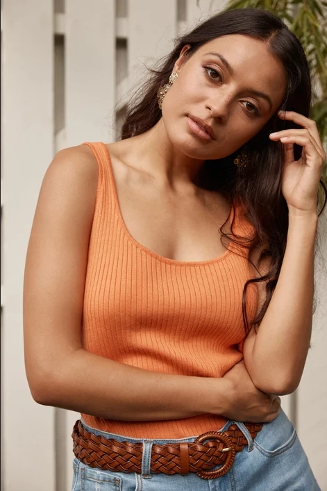 Isle Of Mine - Zodiac Tank Top - Terracotta 3 Isle Of Mine - Zodiac Tank Top - Terracotta