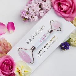 Bopo Women - Wellness & Beauty Bopo Women - Floral Pink Quartz Facial Roller