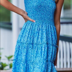 SALE - Jaase - Blue Skye Print Vita Mini Dress