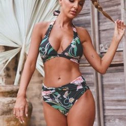SALE - Jaase - Tropicana Print Top & Narata Bottom Bikini Set