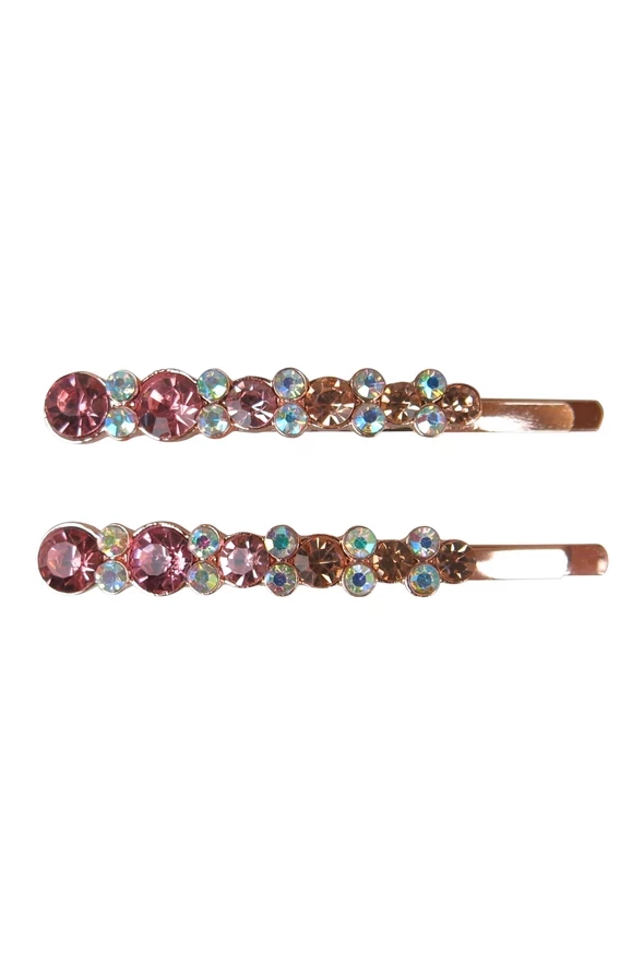 Morgan & Taylor - Pale Pink Jaelle Hair Clip Set MC004 4 Morgan & Taylor - Pale Pink Jaelle Hair Clip Set MC004