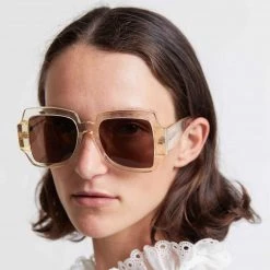 Accessories Sunglasses Karen Walker - Sunglasses - Ultra Vulture - Vintage Clear