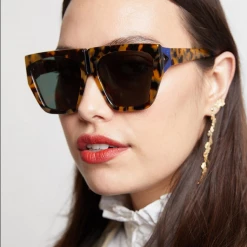 Karen Walker - Sunglasses - Double Trouble - Crazy Tort Accessories Sunglasses