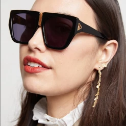 Karen Walker - Sunglasses - Double Trouble - Black