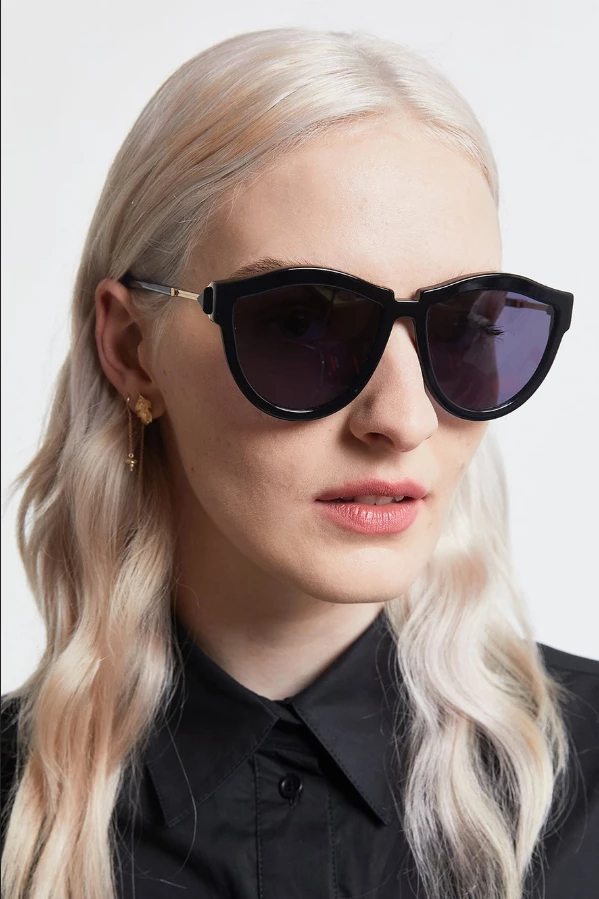 Karen Walker - Sunglasses - Harvest Hybrid Black Accessories Sunglasses 3 Karen Walker - Sunglasses - Harvest Hybrid Black Accessories Sunglasses