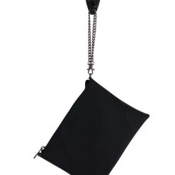 Kesa + Konc - Zalia Plain Clutch Bag - Black Or Tan