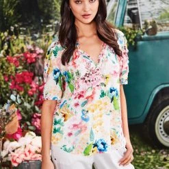 Verge - Kyoto Top - Print 7763TX