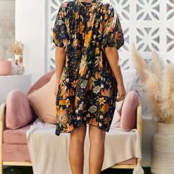 Jaase - California Poppy Print Jarvis Mini Dress