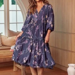 Jaase - Tiana Print Palace Dress