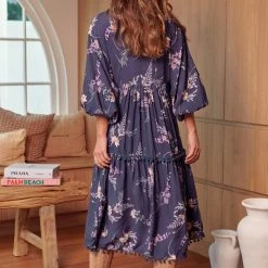 Jaase - Tiana Print Palace Dress 17 Jaase - Tiana Print Palace Dress