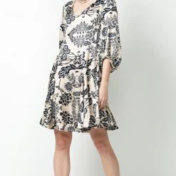 Sacha Drake - Calico Girl Dress - Porcelain Floral