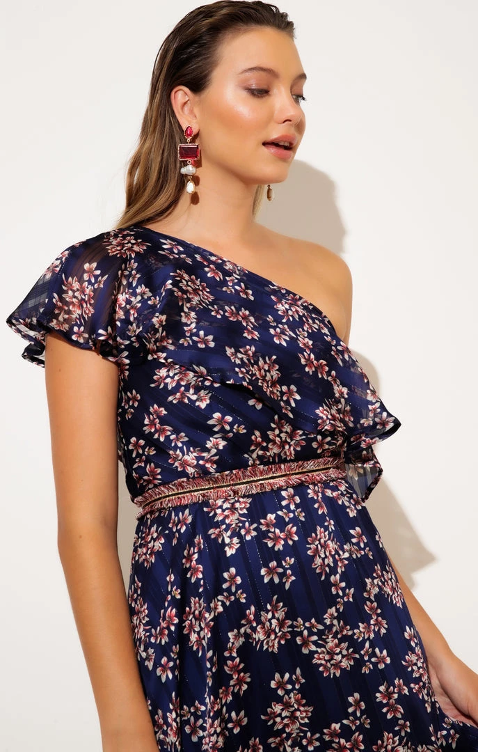 Sacha Drake - Midnight Chateau Maxi Dress - Navy Lurex Flower 11 Sacha Drake - Midnight Chateau Maxi Dress - Navy Lurex Flower