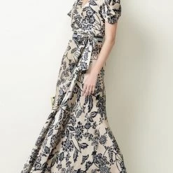 Sacha Drake - Mist On The River Maxi Wrap - Porcelain Floral 15 Sacha Drake - Mist On The River Maxi Wrap - Porcelain Floral