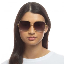 Le Specs Sunglasses - Hey Hunni Alt Fit - Sand Accessories Sunglasses