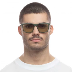 Le Specs Sunglasses - Straw & Order - Khaki Straw Accessories Sunglasses