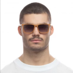 Le Specs Sunglasses - Straw & Order - Ochre Straw
