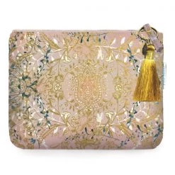 Papaya Art Lotus Garden Pocket Clutch