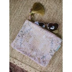 Papaya Art Lotus Garden Pocket Clutch