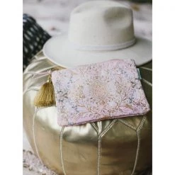 Papaya Art Lotus Garden Pocket Clutch