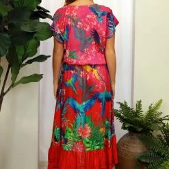 SALE - Lula Life - Izzy Hi Lo Dress - Melon