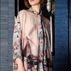 Maud Dainty MA Dainty - Date Line - Top - Stamps & Windmill Reversible -DTY01970