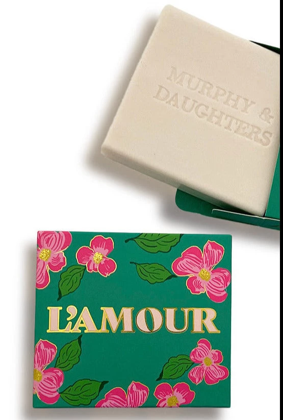 Murphy & Daughters - L'AMOUR Geranium - Message On Soap Gift 2 Murphy & Daughters - L'AMOUR Geranium - Message On Soap Gift