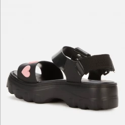 Melissa - Kick Off Sandal + Lazy Oaf - Black/Pink