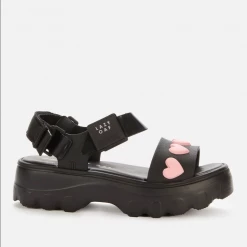 Melissa - Kick Off Sandal + Lazy Oaf - Black/Pink