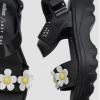 Melissa - Kick Off Sandal + Lazy Oaf - Black/White/Yellow Boho Accessories