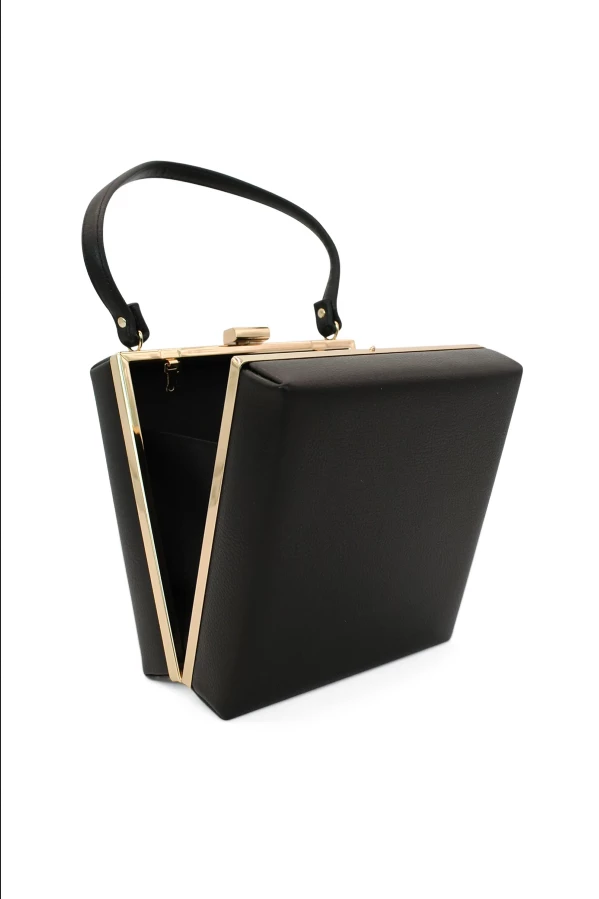Morgan & Taylor - Black Natasha Top Handle Bag 9 Morgan & Taylor - Black Natasha Top Handle Bag