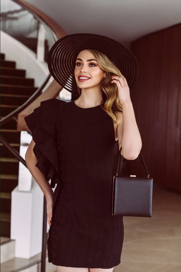 Morgan & Taylor - Black Natasha Top Handle Bag 4 Morgan & Taylor - Black Natasha Top Handle Bag