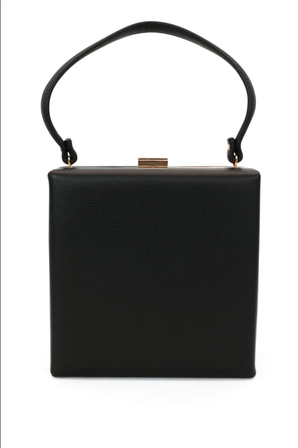 Morgan & Taylor - Black Natasha Top Handle Bag 11 Morgan & Taylor - Black Natasha Top Handle Bag