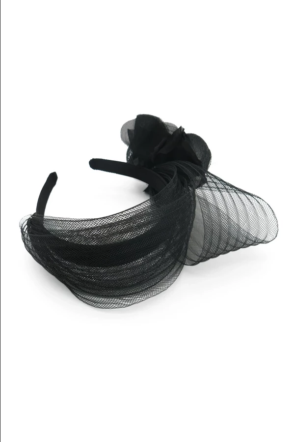 Morgan & Taylor - Black Sienna Fascinator 5 Morgan & Taylor - Black Sienna Fascinator