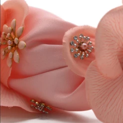 Morgan & Taylor - Coral Arya Fascinator