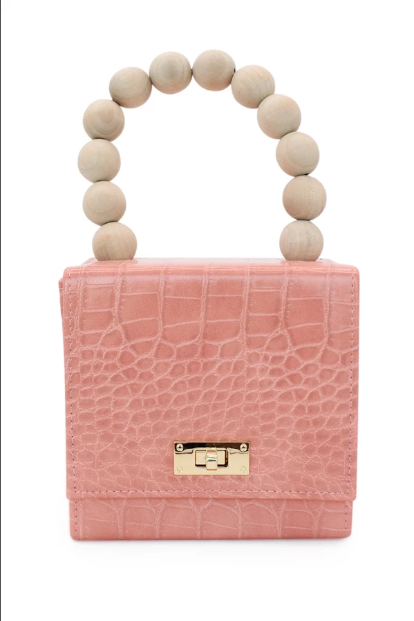 Morgan & Taylor - Coral Priscilla Top Handle Bag MB0053 7 Morgan & Taylor - Coral Priscilla Top Handle Bag MB0053
