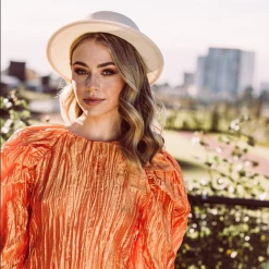 Morgan & Taylor - Cream Carla Boater