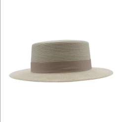 Morgan & Taylor - Cream Carla Boater