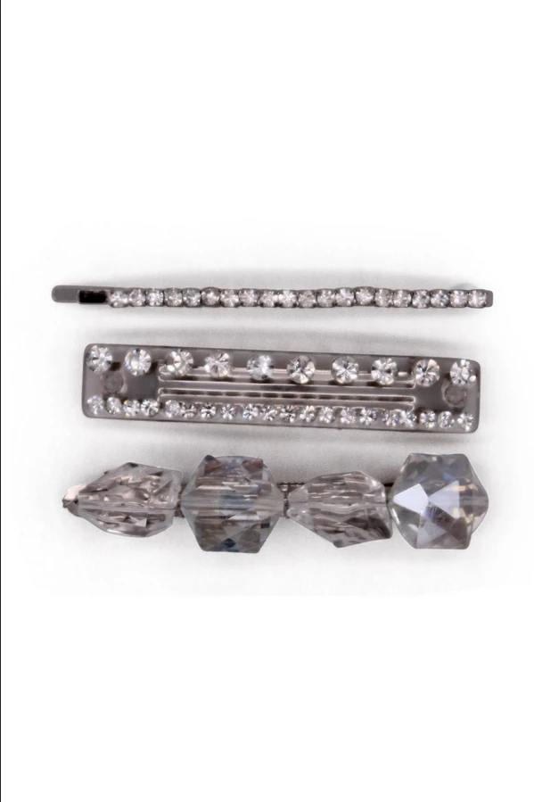 Morgan & Taylor - Crystal Diamante Valeria Hair Clip Set 4 Morgan & Taylor - Crystal Diamante Valeria Hair Clip Set