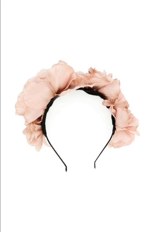 Morgan & Taylor - Dusty Pink Alexa Headpiece 6 Morgan & Taylor - Dusty Pink Alexa Headpiece