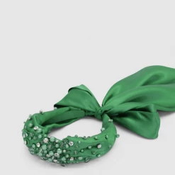 Morgan & Taylor - Emerald Callie Headpiece