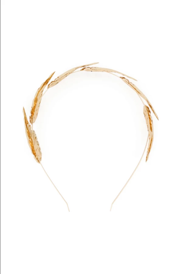 Morgan & Taylor - Gold Mika Headband 4 Morgan & Taylor - Gold Mika Headband