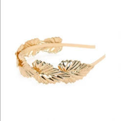Morgan & Taylor - Gold Mika Headband 7 Morgan & Taylor - Gold Mika Headband