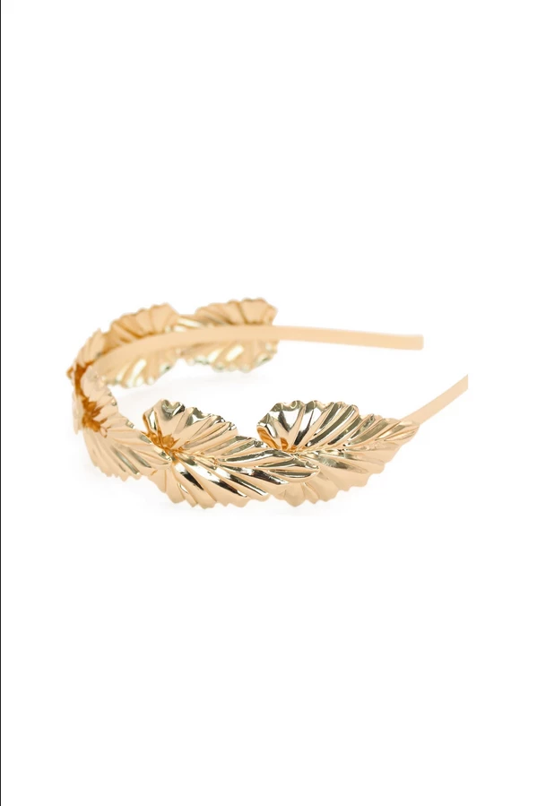 Morgan & Taylor - Gold Mika Headband 5 Morgan & Taylor - Gold Mika Headband