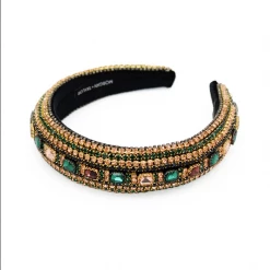 Morgan & Taylor - Green & Pink Elizabeth Headband