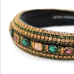 Morgan & Taylor - Green & Pink Elizabeth Headband