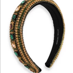 Morgan & Taylor - Green & Pink Elizabeth Headband