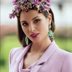 Morgan & Taylor - Lilacs Violet Headpiece