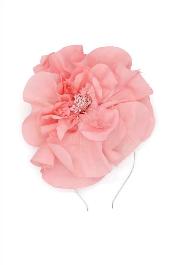 Morgan & Taylor - Pale Coral Cindy Fascinator FS400 8 Morgan & Taylor - Pale Coral Cindy Fascinator FS400