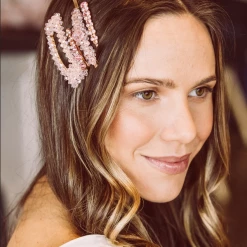 Morgan & Taylor - Pink Azareen Hair Clip Set